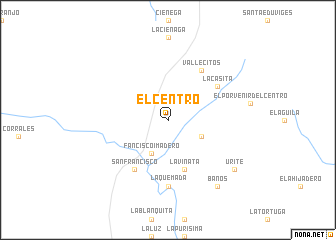 map of El Centro