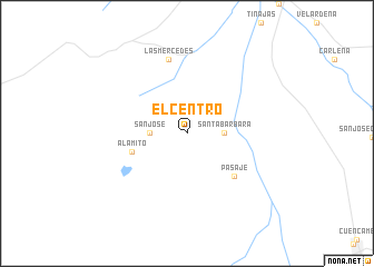 map of El Centro