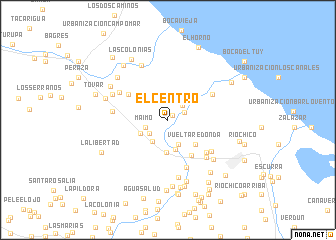 map of El Centro