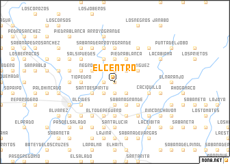 map of El Centro