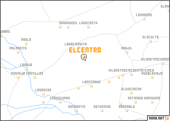 map of El Centro