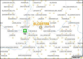 map of El Centro