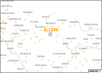 map of El Cepo