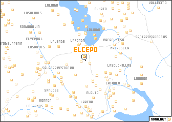 map of El Cepo