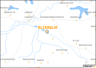 map of El Cepulín