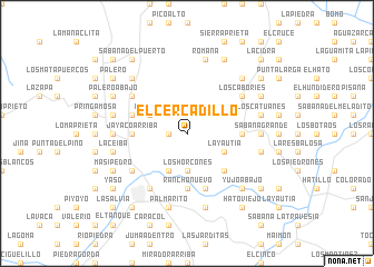 map of El Cercadillo