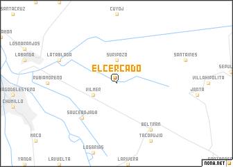 map of El Cercado