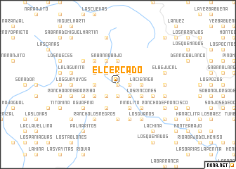 map of El Cercado