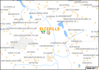 map of El Cerillo