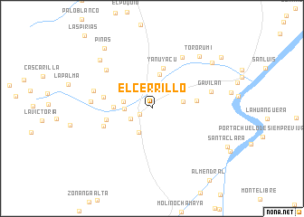 map of El Cerrillo