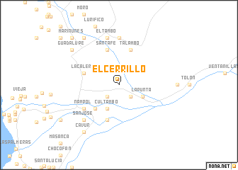 map of El Cerrillo