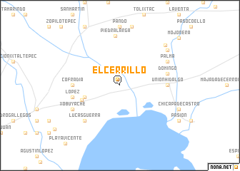 map of El Cerrillo