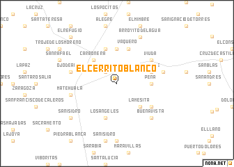 map of El Cerrito Blanco