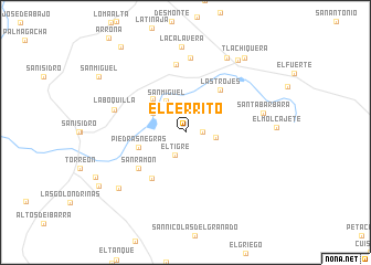 map of El Cerrito