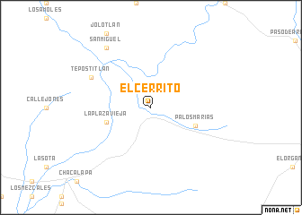 map of El Cerrito