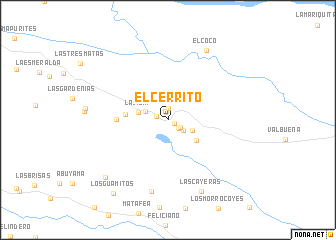 map of El Cerrito