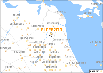 map of El Cerrito