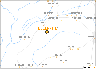 map of El Cerrito