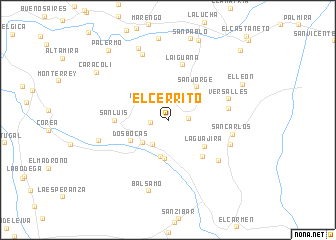 map of El Cerrito