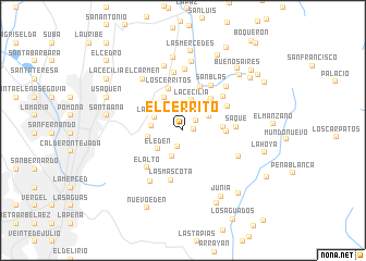 map of El Cerrito