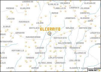 map of El Cerrito