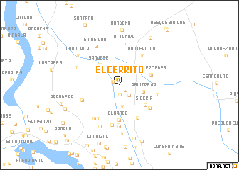 map of El Cerrito