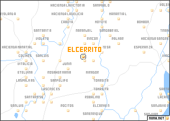 map of El Cerrito