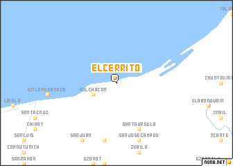 map of El Cerrito