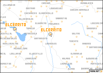 map of El Cerrito