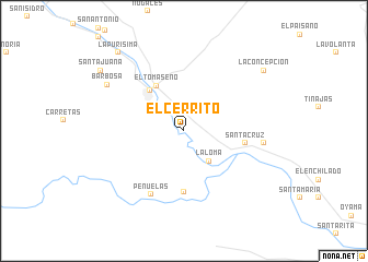 map of El Cerrito