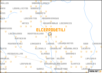 map of El Cerro Detili