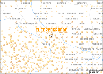 map of El Cerro Grande