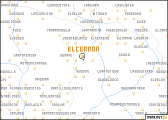 map of El Cerrón