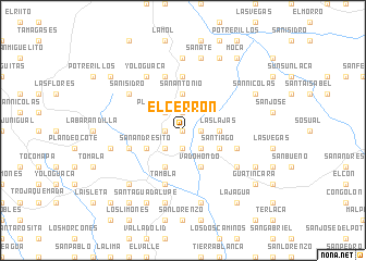 map of El Cerrón