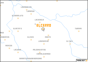 map of El Cerro