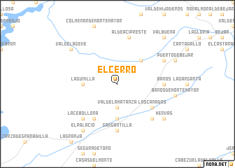 map of El Cerro