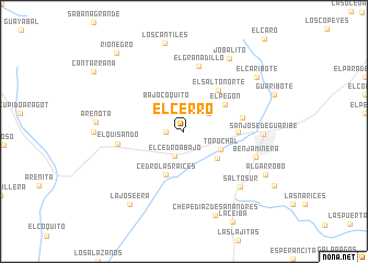 map of El Cerro