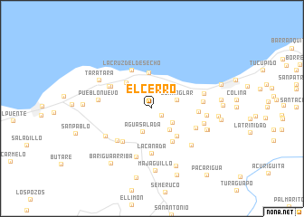 map of El Cerro