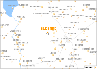 map of El Cerro