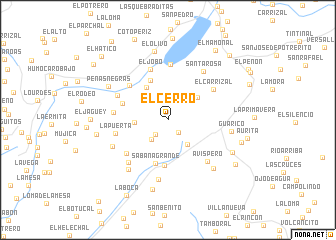 map of El Cerro