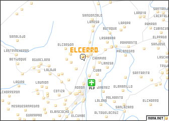 map of El Cerro