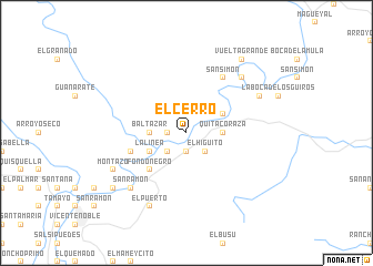 map of El Cerro