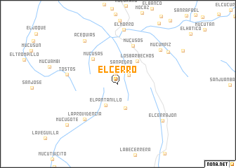 map of El Cerro