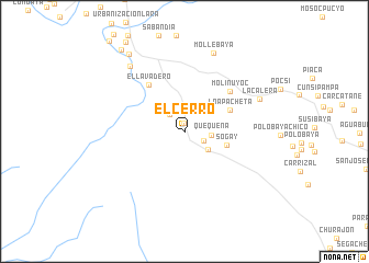 map of El Cerro