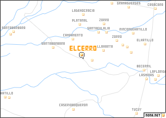 map of El Cerro