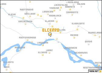 map of El Cerro