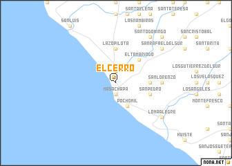 map of El Cerro