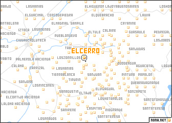 map of El Cerro