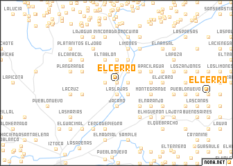 map of El Cerro