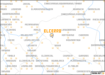 map of El Cerro